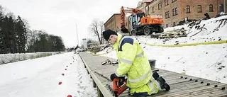 Åkanten rustas upp