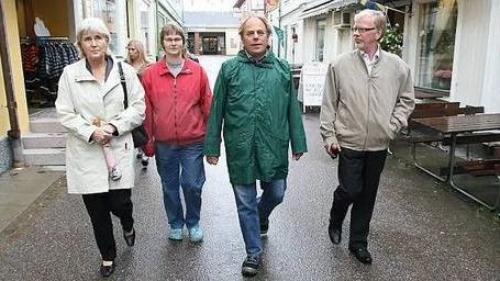 Sammanhållningen framför allt. Ann-Katrin Malmström (boa),  Christina Carlsson (kd), Arno Unge (mp) samt Mats Sjöborg (fp).