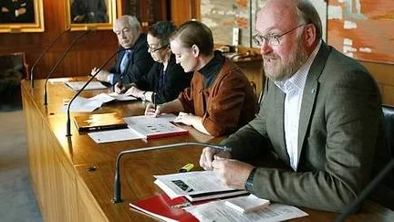 Så här såg det ut när ansvariga för Uppsalas kulturhuvudstadsansökan samlades på torsdagen.