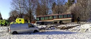 Ny bussolycka på väg 288