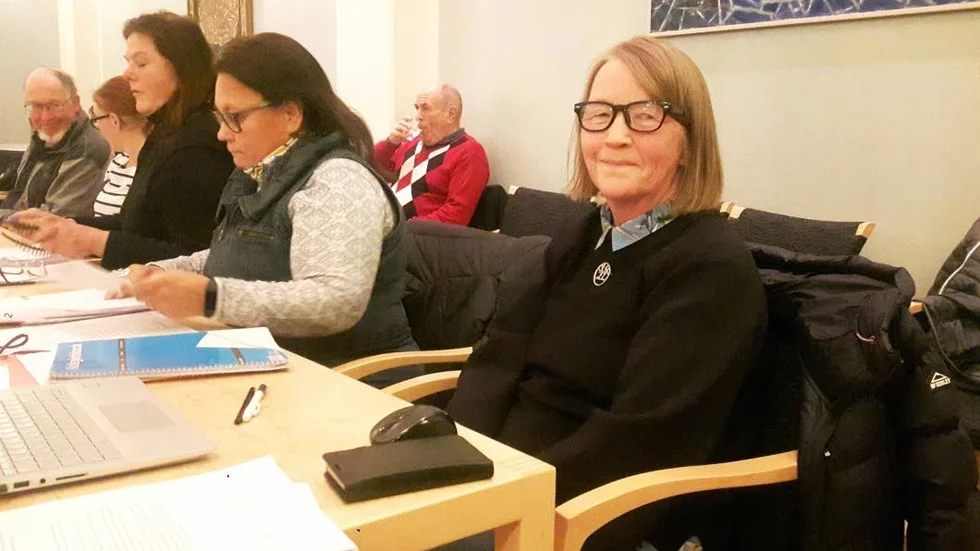 Från höger Karin Vannar och Fia Kaddik, båda Samernas väl, samt Birgit Meier Thunborg (M).