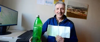 Hittade 30 år gammal flaskpost