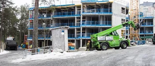 Bostadsbyggandet bromsar in kraftigt
