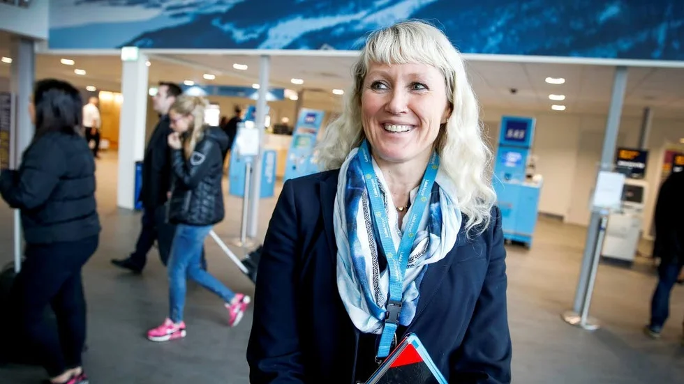 Flygstationschef. Ann-Christin Viklund.