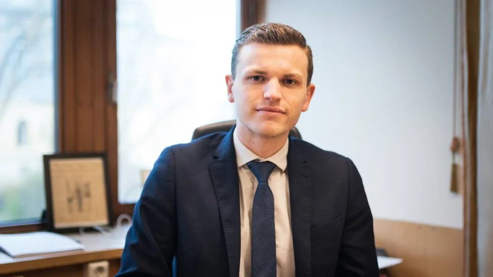 Uppsala studentkårs ordförande Ludvig Lundgren.