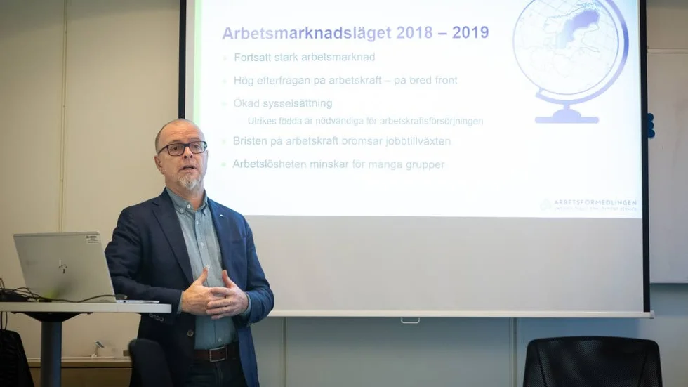 Jan-Eric Nyström är biträdande marknadsområdeschef Norra Mälardalen på Arbetsförmedlingen.