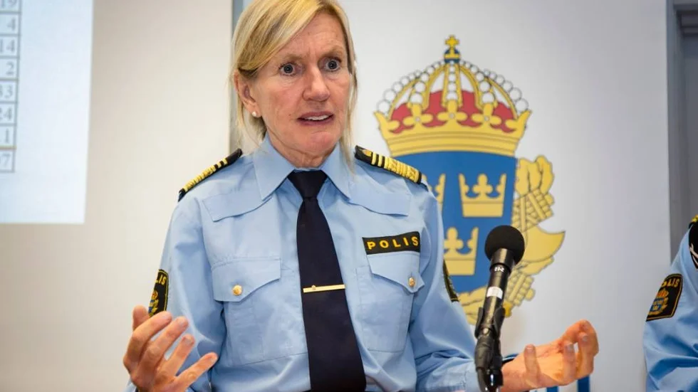 Regionpolischef Carin Götblad.