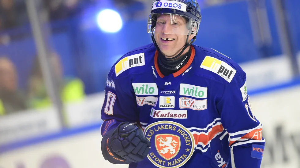 Richard Gynge gjorde två av Växjös mål i 6–1-segern mot Oskarshamn. Arkivbild.