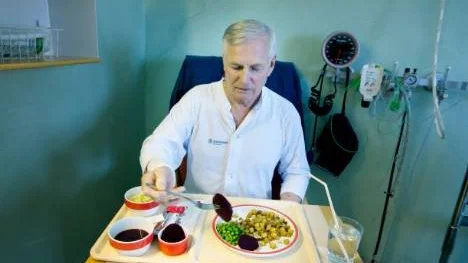 Hans Lidberg, patient på Akademiska sjukhuset.