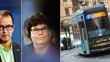 Stefan Hanna (C) och Maria Gardfjell (MP).
