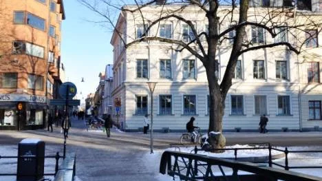 Östra Ågatan i Uppsala.