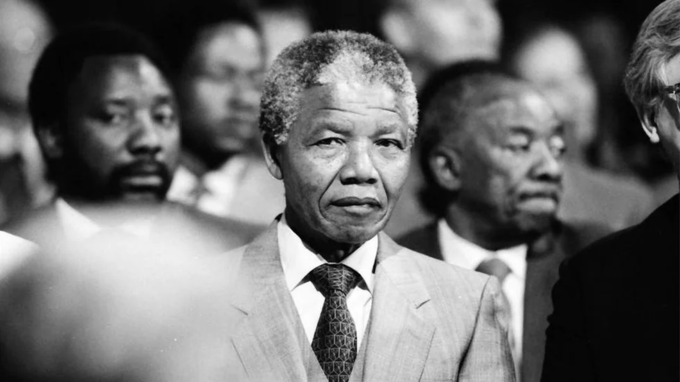 En månad efter sin frigivning från Robben Island 1990 kom Nelson Mandela till Uppsala och domkyrkan.