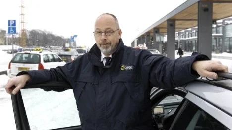 Mats Asplund, chaufför på Uppsala Taxi.