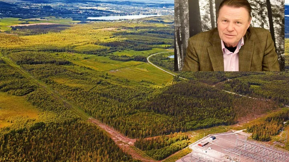 INBJUDEN. Ska det här bli platsen för Europas största batterifabrik, som Northvolt tänker bygga. "Vi ska vara med och tävla", säger Inge Andersson (S), infälld i bilden.