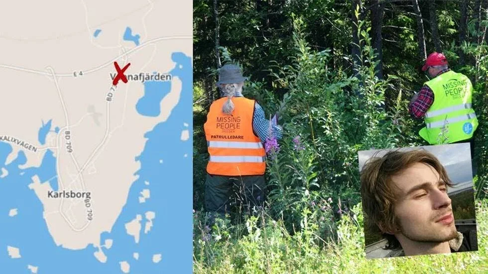 SÖKANDET EFTER LUDVIG. Missing People involverades tidigt i sökandet efter Ludvig Iresund.
