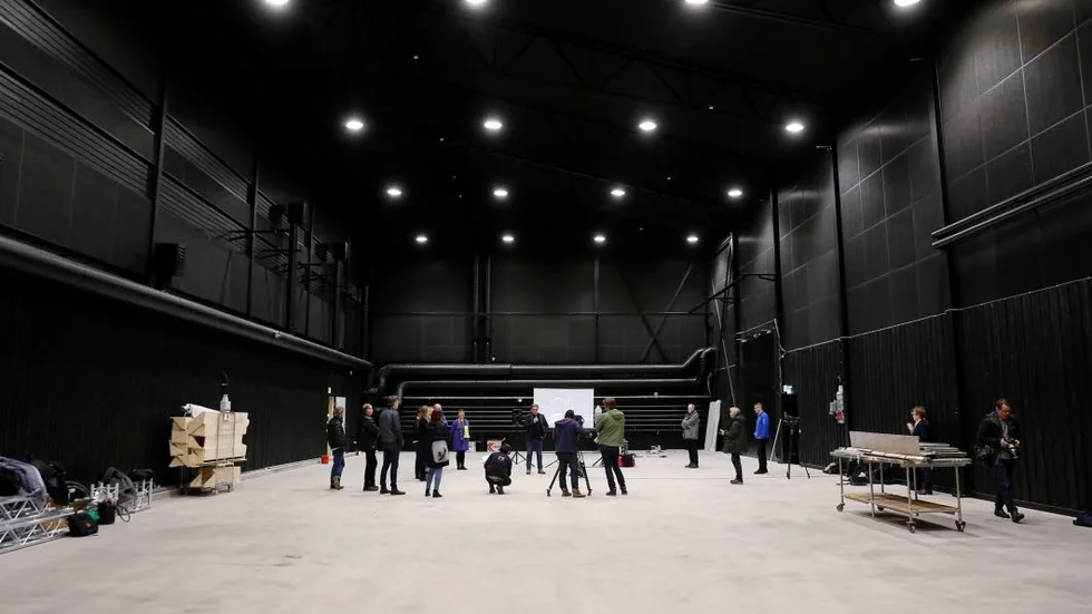 Studion. Här är Filmpool Nords nya studio i Sävast, Studio Nord. Den gamla på Kronan i Luleå stängts ned till förmån för byggande.