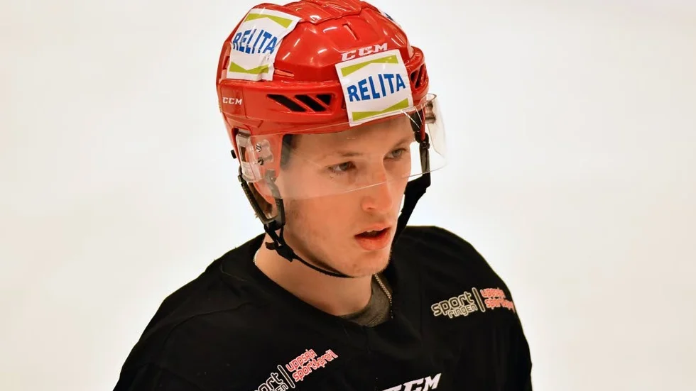 Jacob Svensson när han spelade i Almtuna.