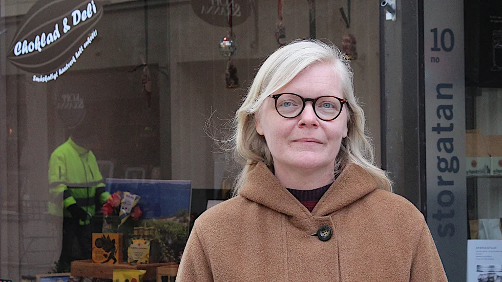 Sofia Asthamn öppnar klimatsmart butik i lokalen där chokladbutiken nu har sin verksamhet.