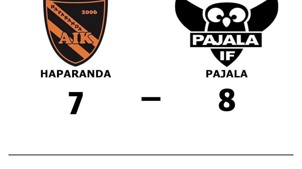 Haparanda AIK D1 förlorade mot Pajala IF