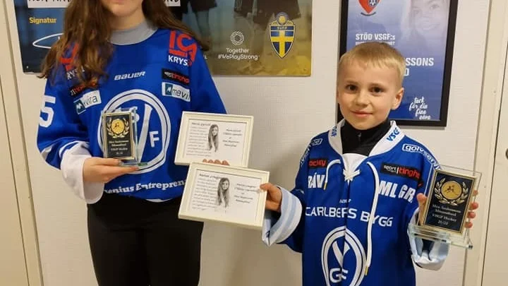 Maria Gylseth och Melvin Lindgren blev årets stipendiater i Moa Anderssons minnesfond. Foto: Privat