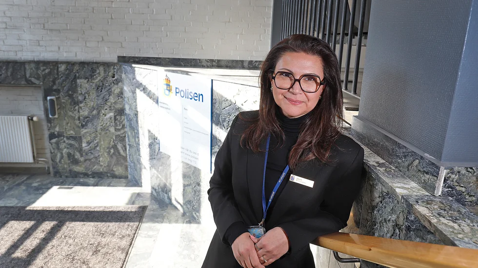 Özlem Ekelund är gruppchef för polisens receptionsverksamhet i Eskilstuna och Strängnäs.