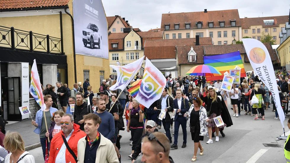 "Demokratin lägger grunden för fri- och rättigheter som påverkar både samhällslivet och våra personliga liv: Vi får tro vad vi vill och älska vem vi vill. Vi kan uttrycka vad vi tycker och argumentera för det". 