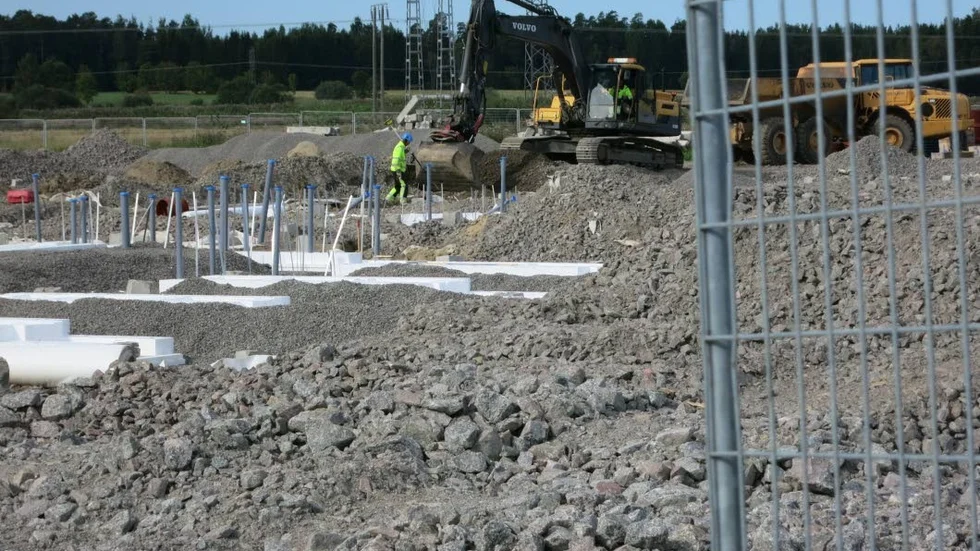 Grunden läggs. Tierps nya räddningsstation ska stå klar år 2019