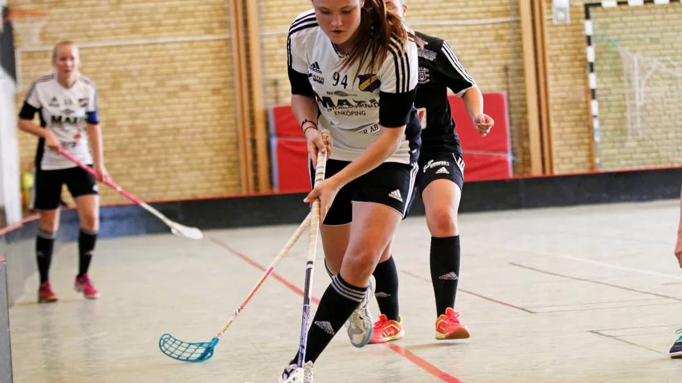 Målskytt. Fanny Schenning gjorde enda målet för EIBK.