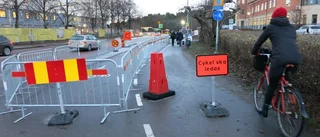 Fritt fram att cykla i gatan
