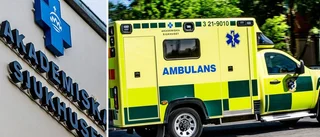 Blev fastklämd under balk