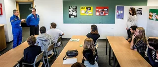 Astronauter på plats i skolan