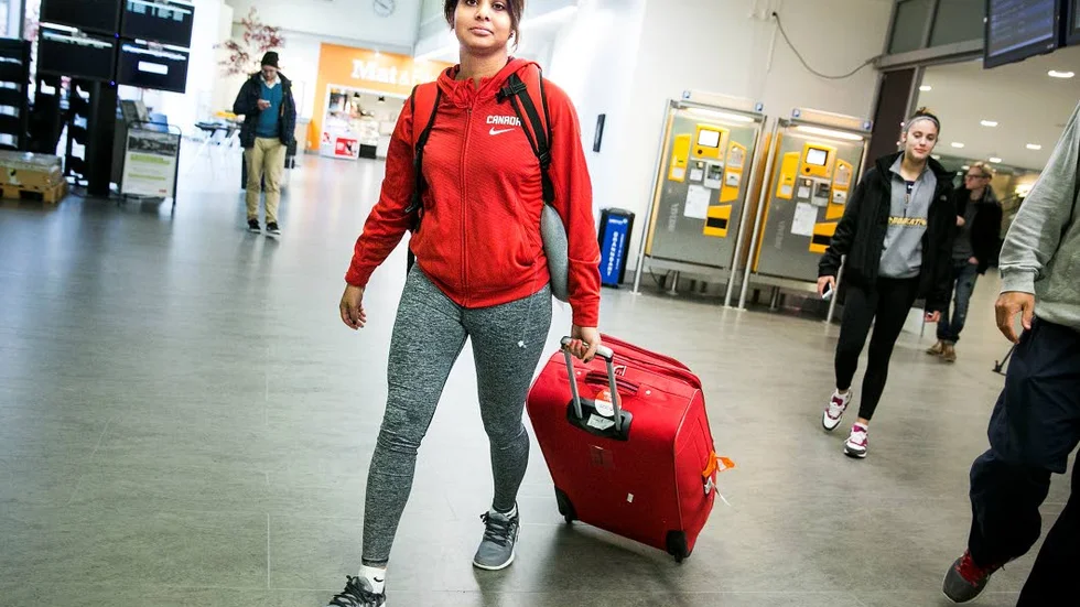 "Jag ser verkligen fram emot detta", sa Northland Baskets nya stjärnguard Miah-Marie Langlois till NSD när hon landade i Luleå under måndagseftermiddagen.