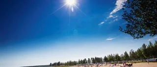 Juli nästan rekordvarm i Luleå