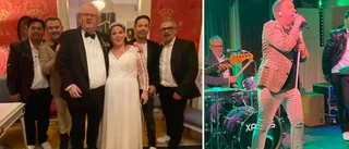 Dansbandet från Motala spelade på tv-bröllopet