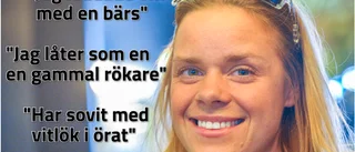Bakom rubrikerna med citatmaskinen Lovisa Modig