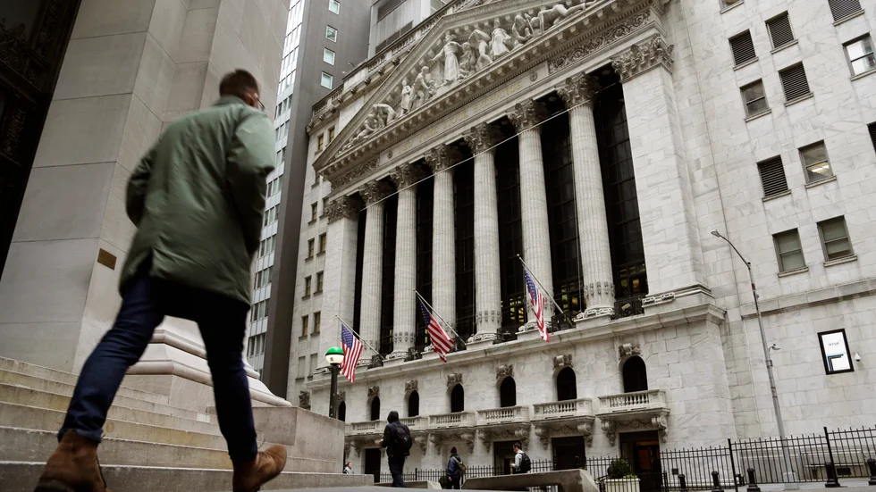 Börsen på Wall Street i New York. Arkivbild.