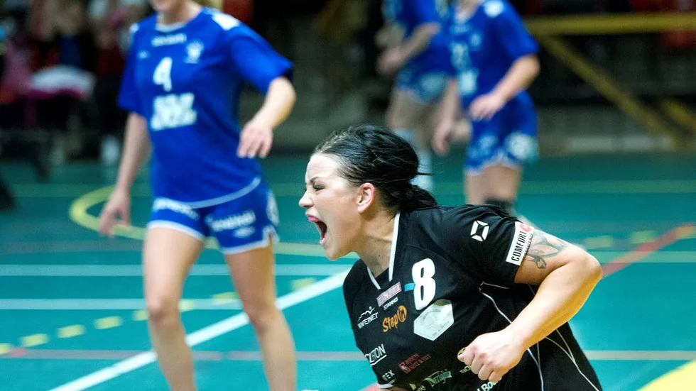 Stannar. Carin Bergdahl har skrivit nytt kontrakt med Boden Handboll.