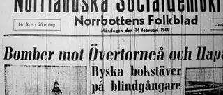 Sovjet bombade Övertorneå och Haparanda