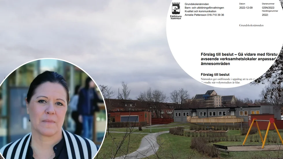 Trångboddheten tvingade i höstas Eskilstuna kommun att ställa upp en paviljong på Idunskolans skolgård. Nu inleds en förstudie av behoven framåt.