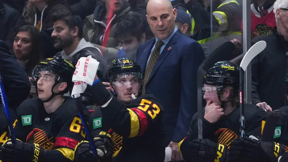 Vancouver tränare Rick Tocchet.