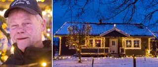 Göran trotsar elkrisen – prioriterar julbelysningen trots höga priser • ”Jag tycker att jag sparar på allt annat i stället”