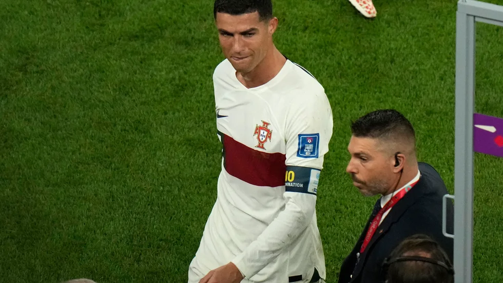 Cristiano Ronaldos VM är över efter förlusten mot Marocko.