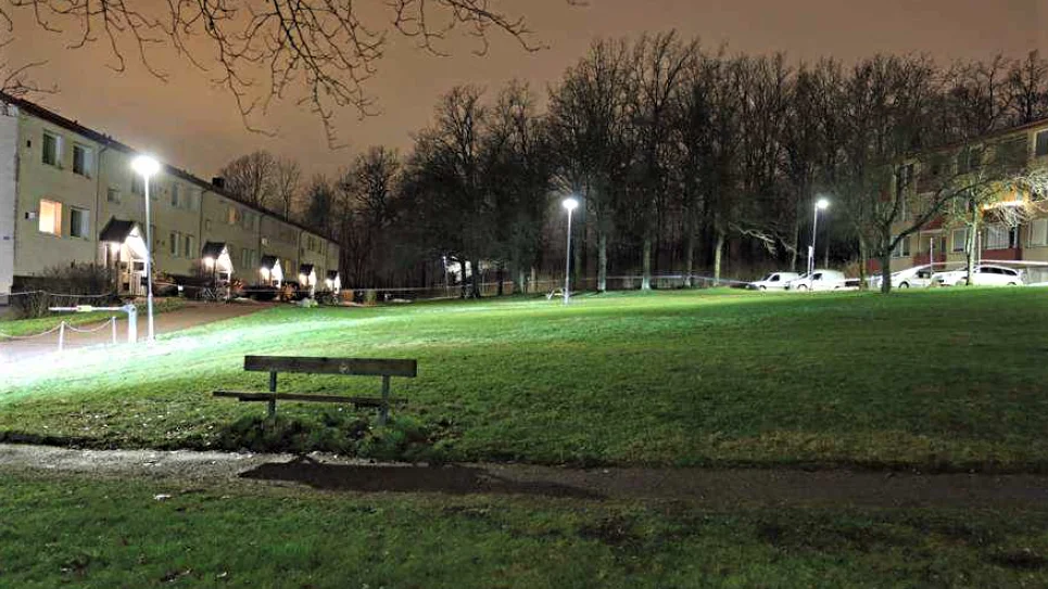 Här, vid bostadsområdet Charlottenborg, skedde händelsen som nu utmynnat i att en man dömts till fängelse.