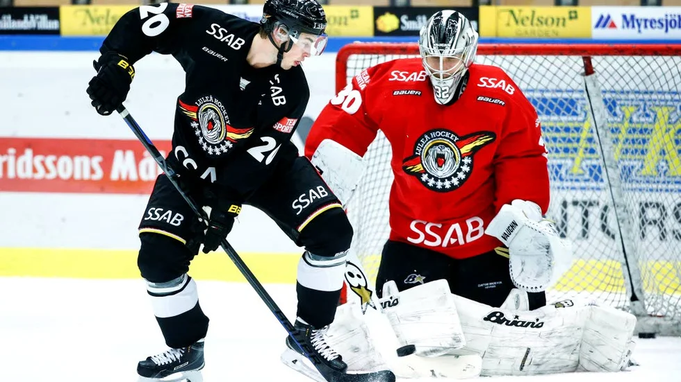 Snabba ryck. Victor Ekarv hamnade i Luleå tidigare än det var tänkt.