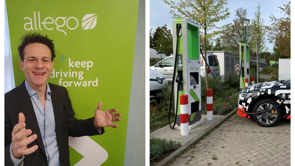 Tobias Henmark, nordenchef Allego och initiativtagare till tävlingen Laddguldet. 