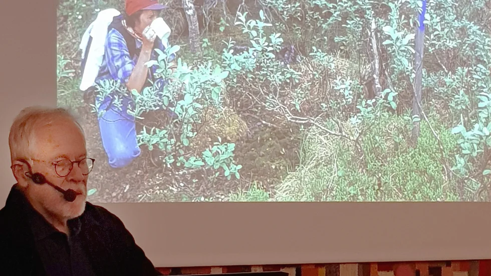 Thomas Öberg, naturvetare och radioprofill, berättade om kallkällor.