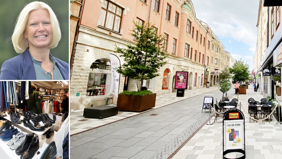 Återbruk och upplevelser är två inslag i framtidens centrum i Eskilstuna. Det ser stadsutvecklingsstrategen Christina Blomberg i sin spåkula.