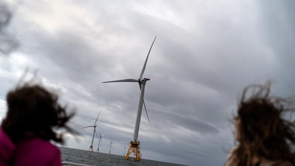 Ørsted satsar hårt på havsbaserad vindkraft. Bilden är från företagets projekt vid Rhode Islands kust i USA.