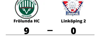 Bottennapp för Linköping 2 borta mot Frölunda HC