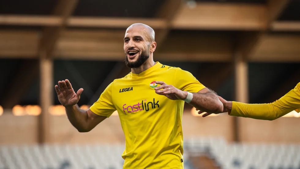 Pashang Abdulla gjorde fyra mål för Dalkurd mot J-Södra.